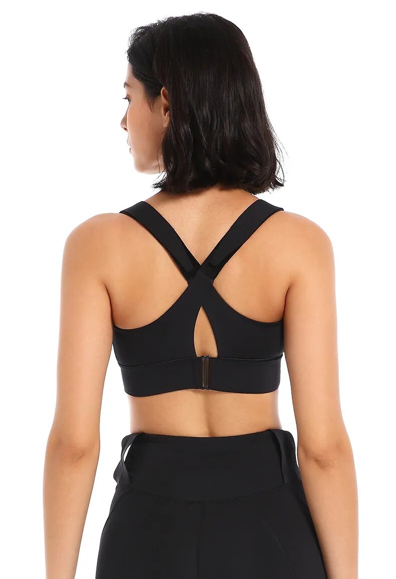 High-strength Sports Bra Small Front Zipper Fitness Vest