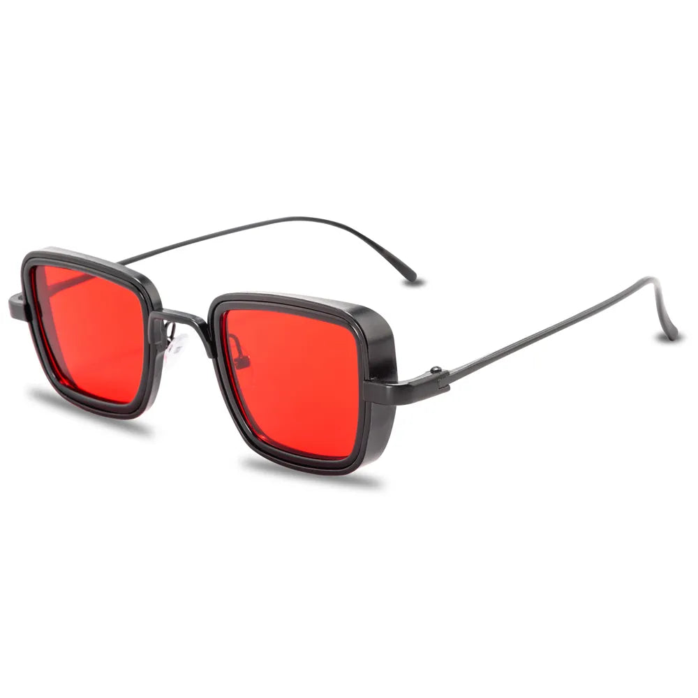 Metal Square Stylish Retro Brand Shades UV400