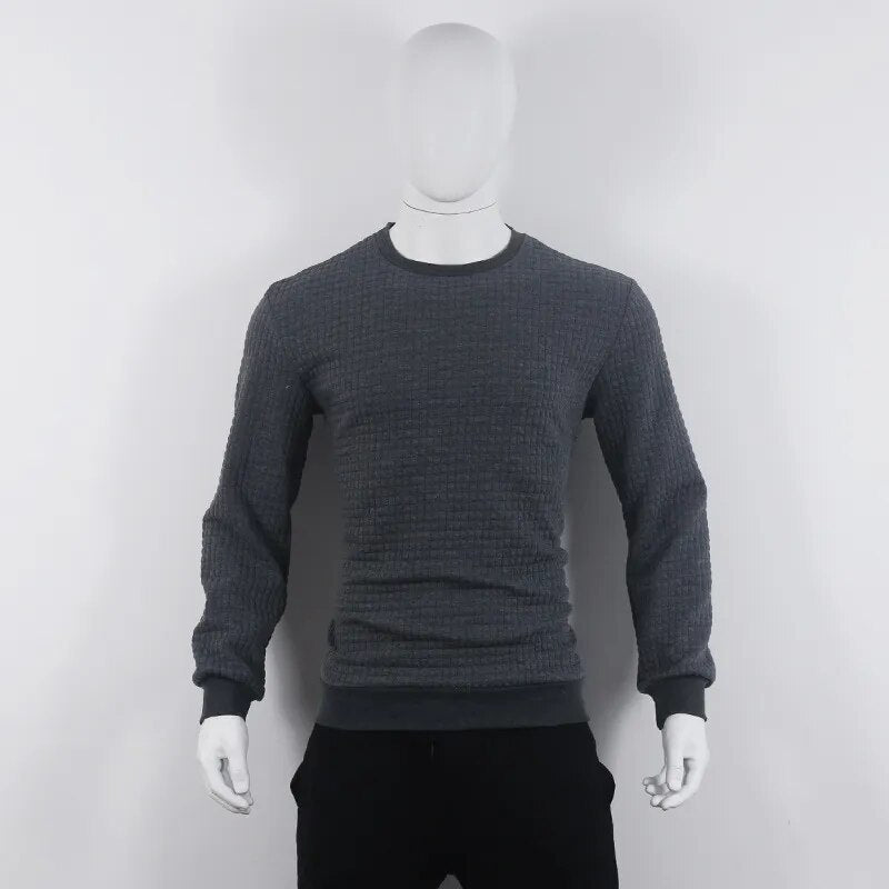 Men's round neck cotton casual sweaters