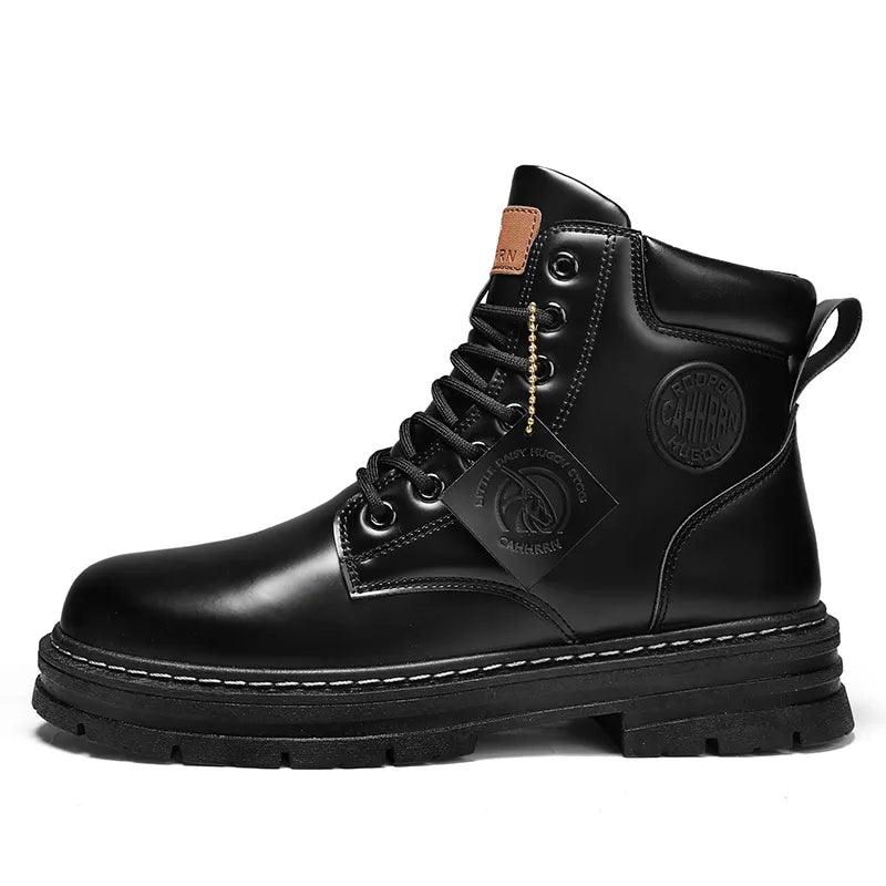 High Top Ankle Lace-Up Retro Boots