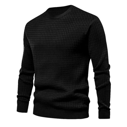 Men's round neck cotton casual sweaters