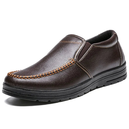 Men Loafers Light Leather Casual Comfortable Shoes