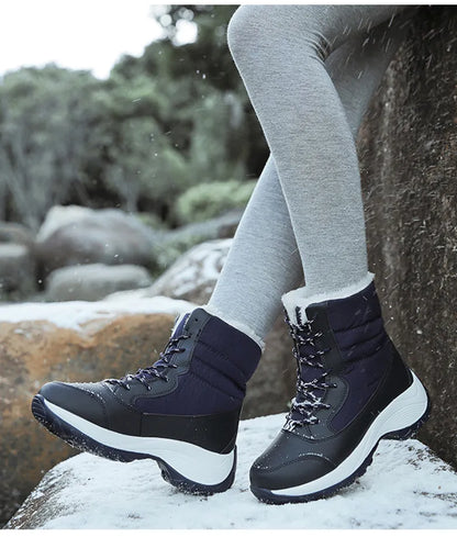 Winter Ankle Platform Snow Light Boots