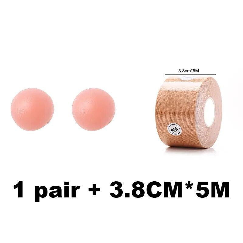 1 Roll 5M Women Breast Nipple Covers Push Up Bra Body