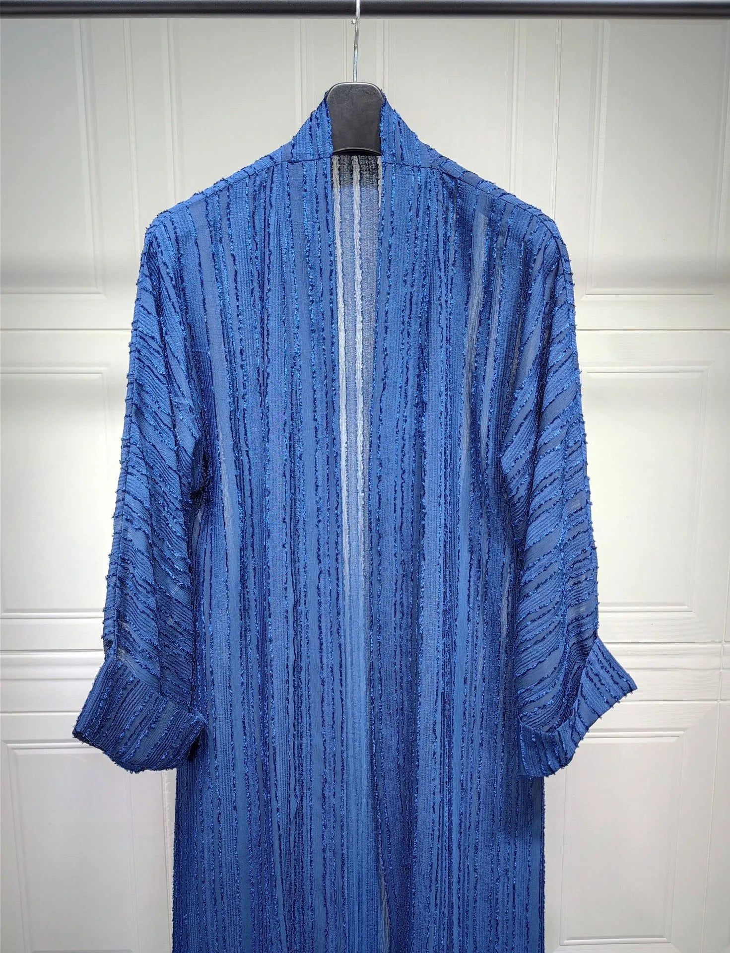 Light Abaya Solid Striped Retro Middle Eastern Saudi Style