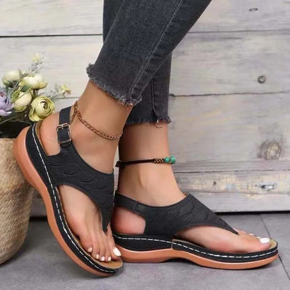 Low Heel Lightweight Flip Flops Casual Sandals