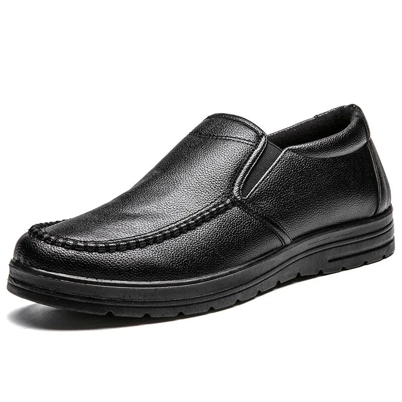 Men Loafers Light Leather Casual Comfortable Shoes