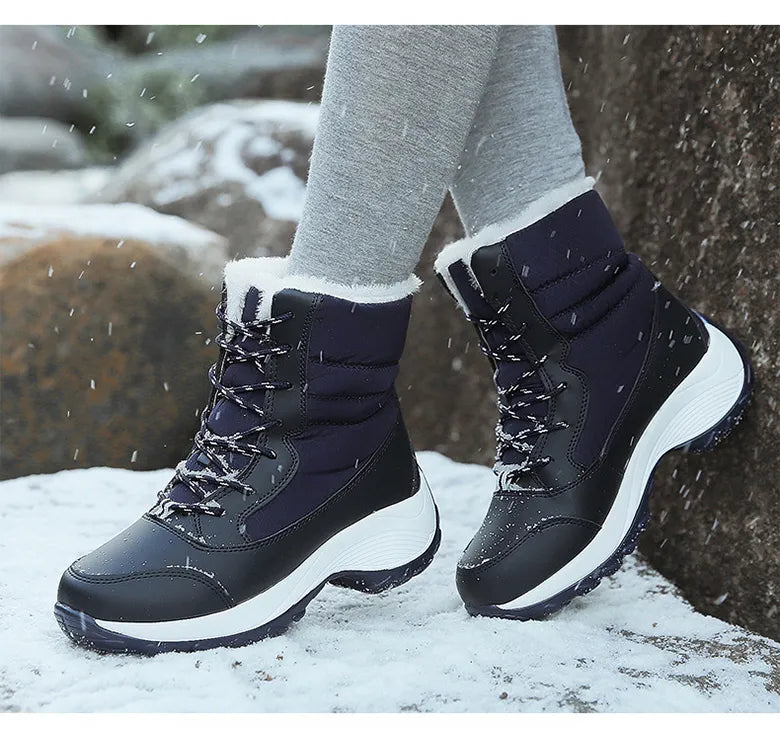 Winter Ankle Platform Snow Light Boots