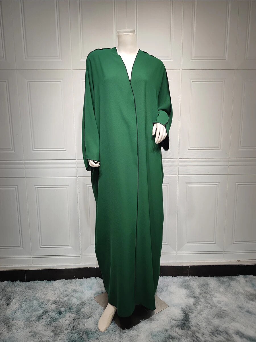 Abaya Dress 2 Piece Set Saudi Style Kaftan