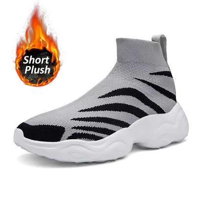 Warm Plush Flexible Sole Sports Breathable Ankle Socks Shoes