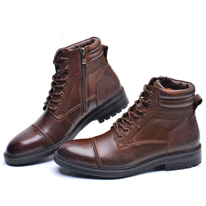 Classy Winter Men Boots Cow Leather