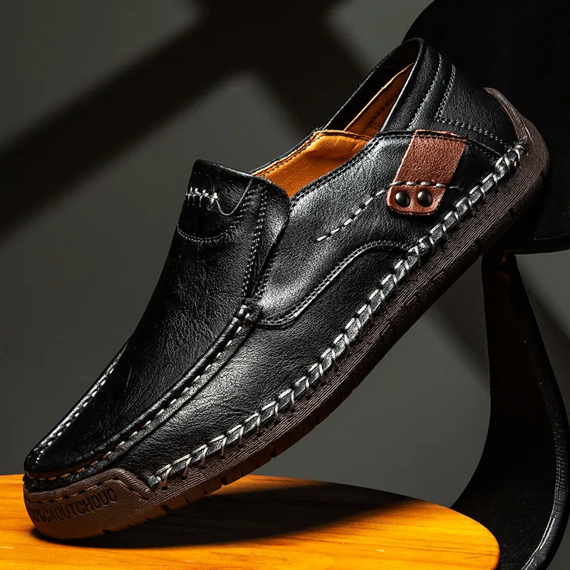 Soft Leather Comfortable Casual Loafer Men Shoes