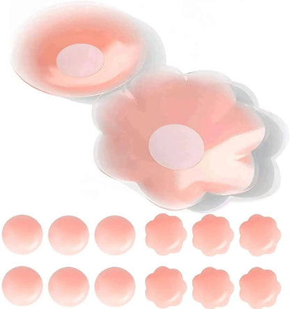 1pair Silicone Nipple Cover Lift Up Bra Sticker Adhesive Invisible Bra