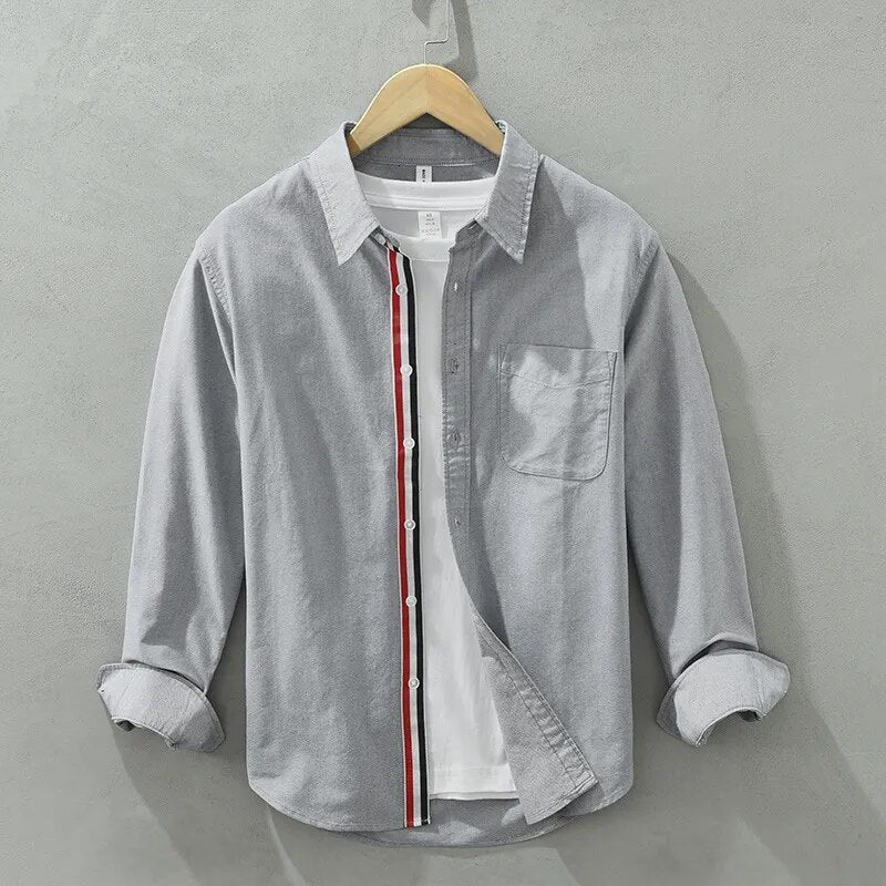 Long-sleeved Men's Casual Loose Stylish Shirt