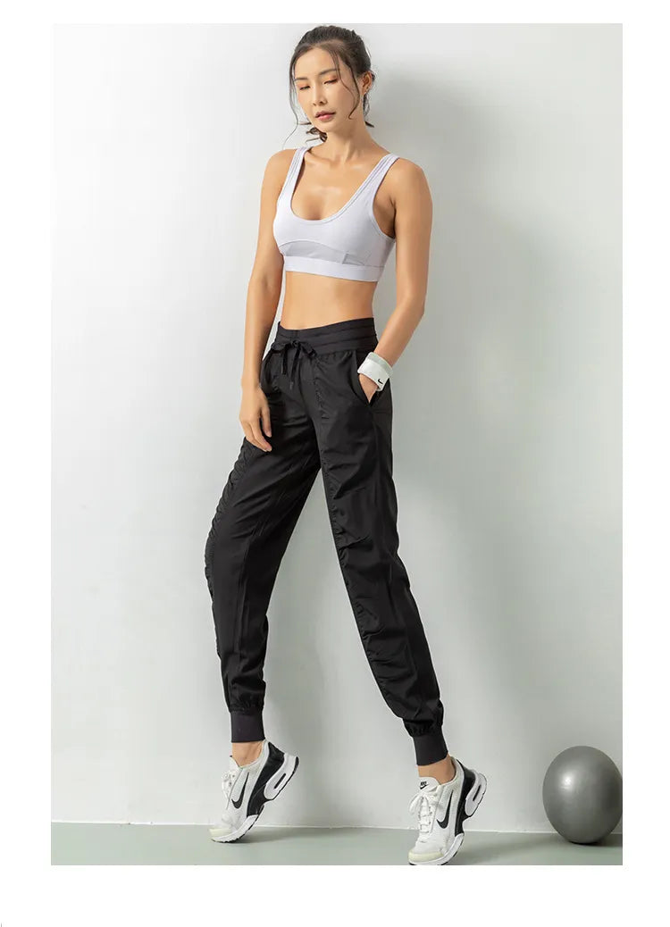 Jogger running two side pockets sweatpants