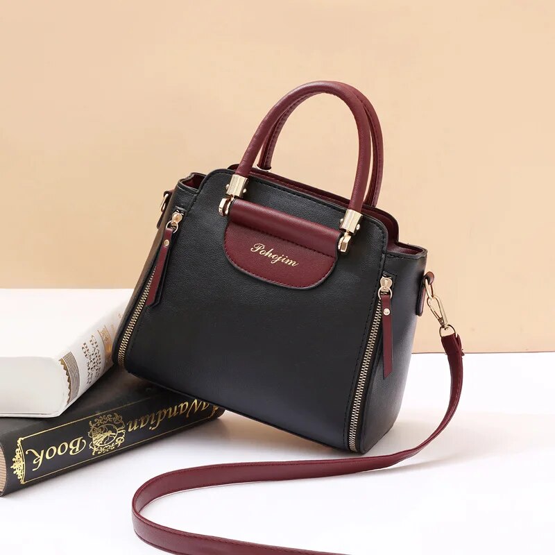 Leather Shoulder & Hand Bag Crossbody