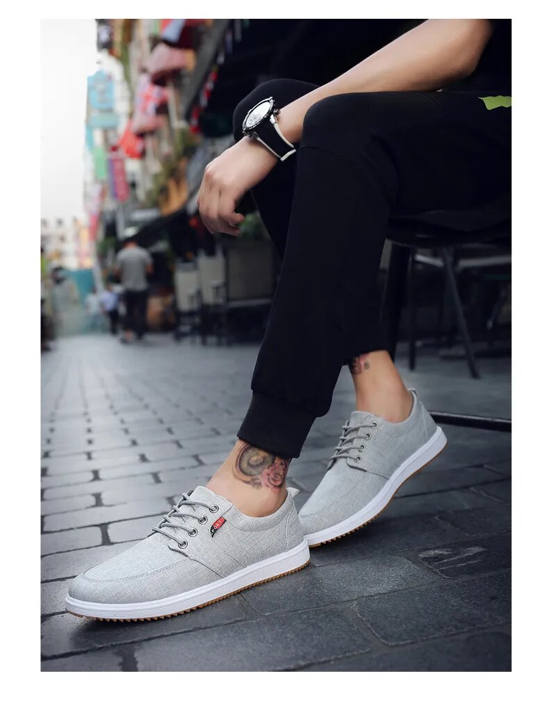 Men Breathable Casual Soft Flat Shoes