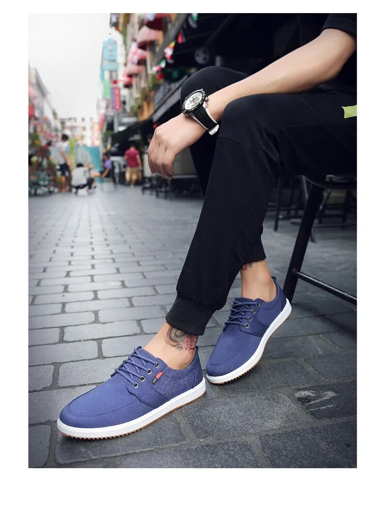 Men Breathable Casual Soft Flat Shoes