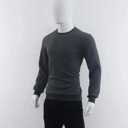 Men's round neck cotton casual sweaters