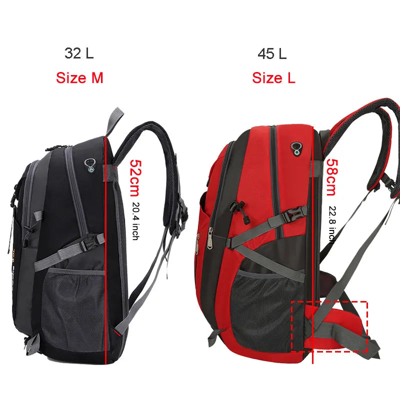 Backpack Nylon Waterproof Casual Travel Backpack Hiking Camping