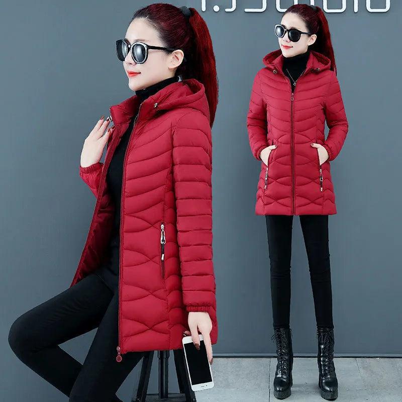 Parka Ultra-light Thin Down Coat Autumn Short Hooded