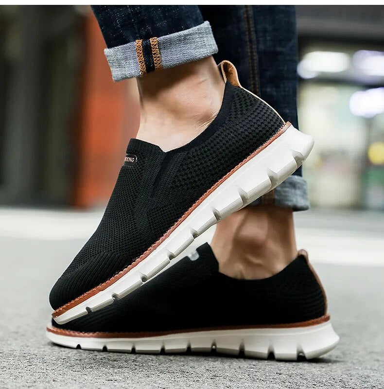 Men Slip On Mesh Breathable Loafers Sneakers Plus Sizes Available