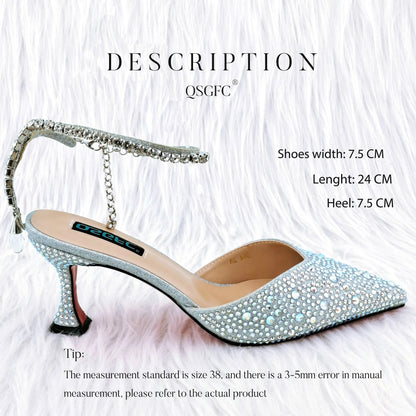 QSGFC Pointy Shoes Crystal Diamond