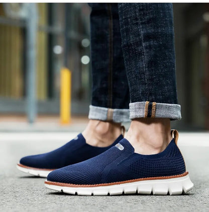 Men Slip On Mesh Breathable Loafers Sneakers Plus Sizes Available