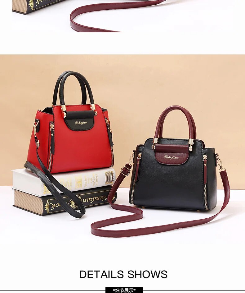 Leather Shoulder & Hand Bag Crossbody