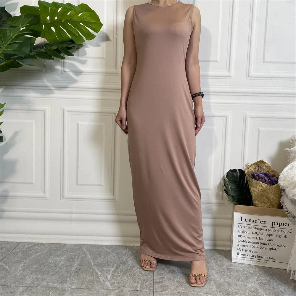 Basics Long Under Abaya Kaftan Dress