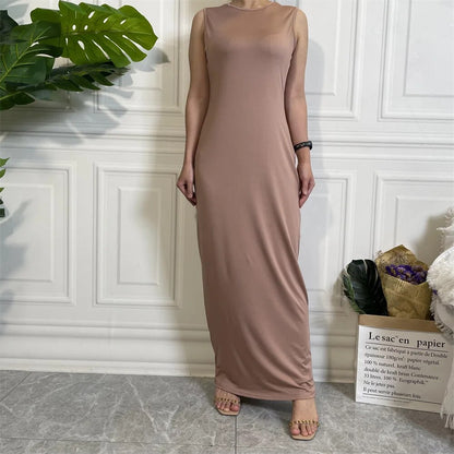 Basics Long Under Abaya Kaftan Dress