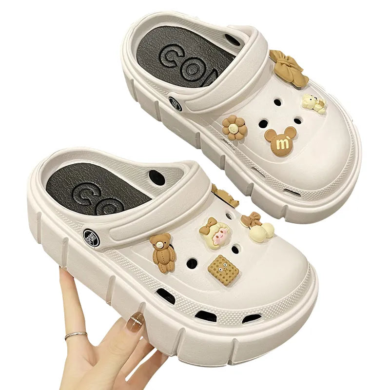 Women Platform Clogs Light Non-slip