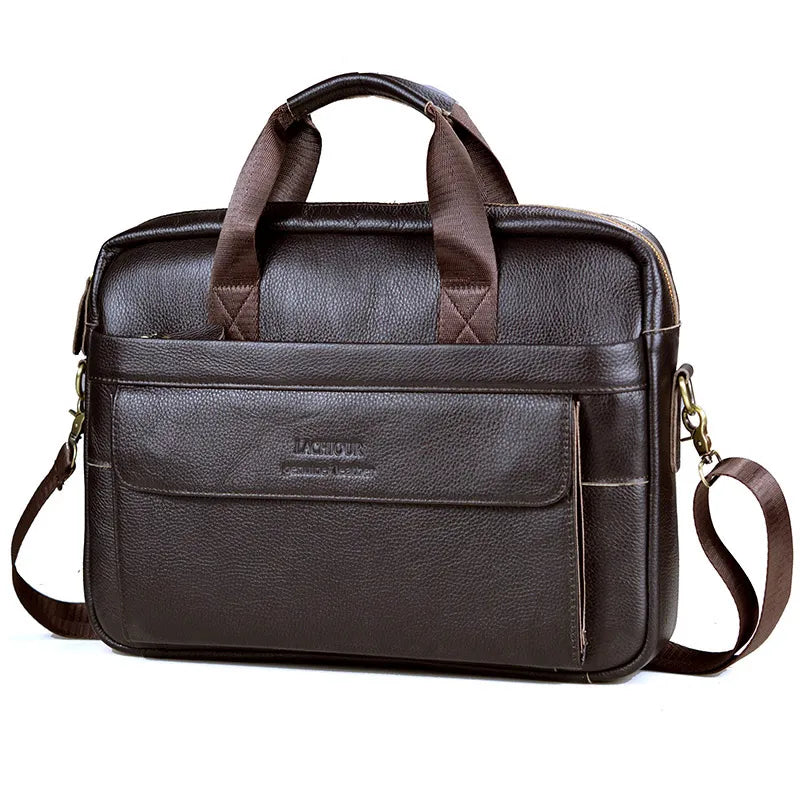 Business Genuine Leather Laptop Bag