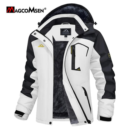 Ski Jacket Winter Warm Fleece Parka Waterproof Rain Snow Coat Windbreaker