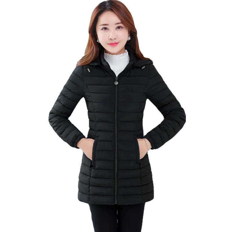 Parka Ultra-light Thin Down Coat Autumn Short Hooded