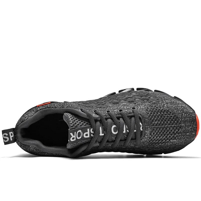 Men Casual Sports Mesh Running Lace-Up shoes