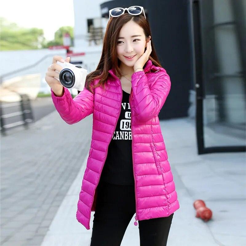 Parka Ultra-light Thin Down Coat Autumn Short Hooded