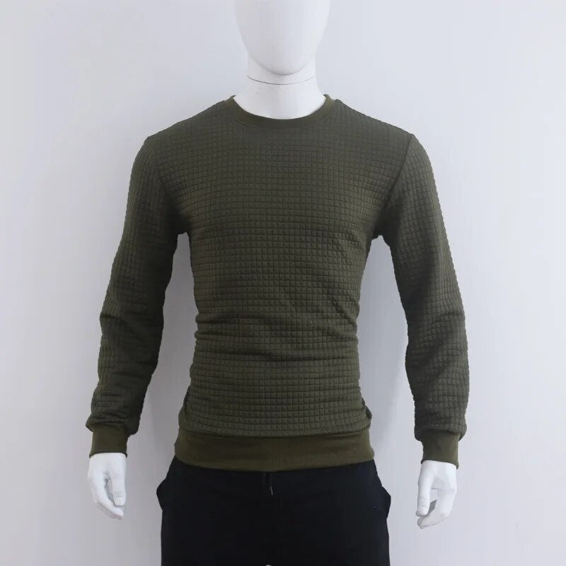 Men's round neck cotton casual sweaters