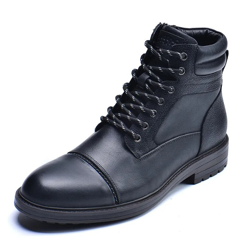 Classy Winter Men Boots Cow Leather