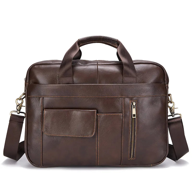 Business Genuine Leather Laptop Bag