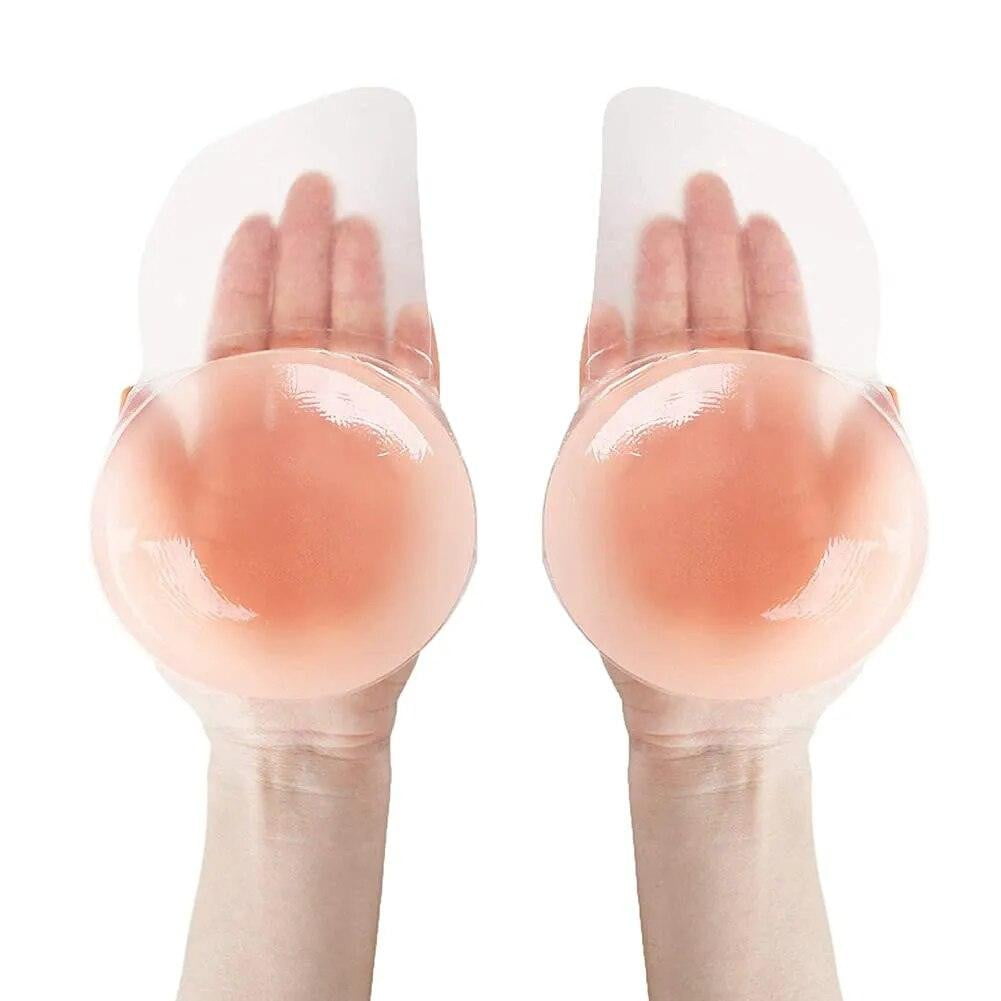 1pair Silicone Nipple Cover Lift Up Bra Sticker Adhesive Invisible Bra