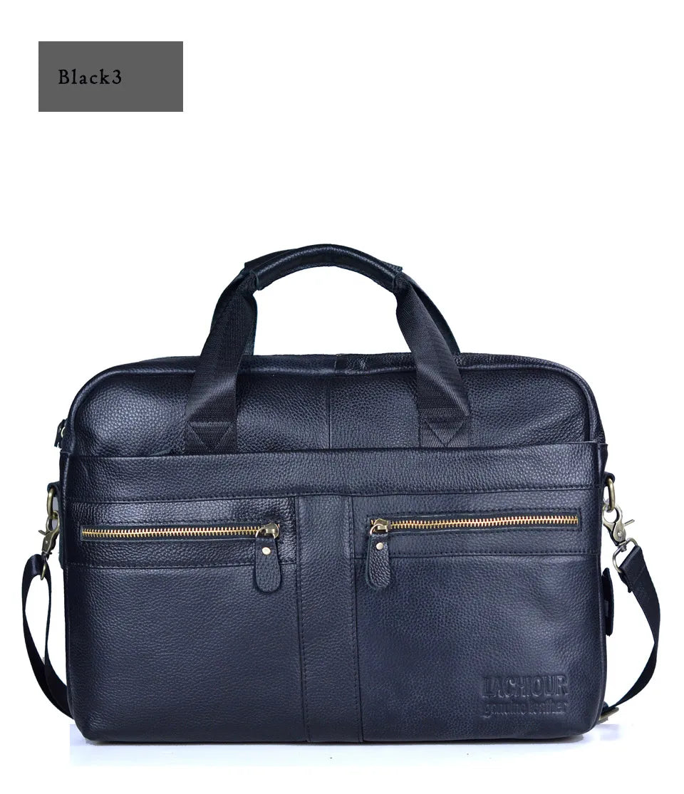 Business Genuine Leather Laptop Bag