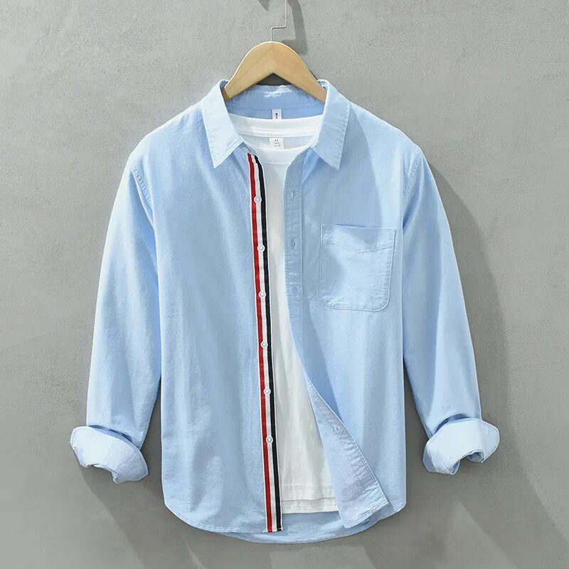 Long-sleeved Men's Casual Loose Stylish Shirt