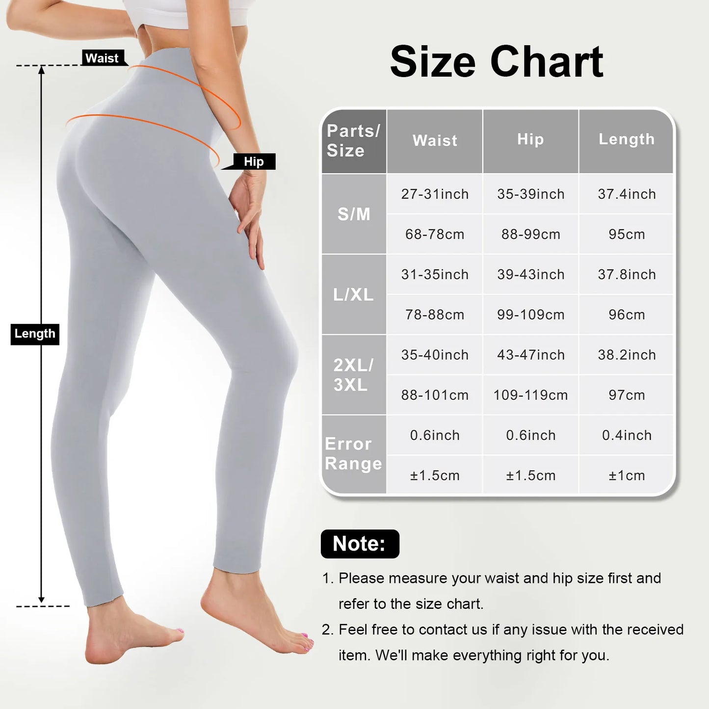 Winter Thermal Leggings High Waist Tummy Control Body Shaper