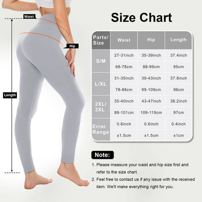 Winter Thermal Leggings High Waist Tummy Control Body Shaper