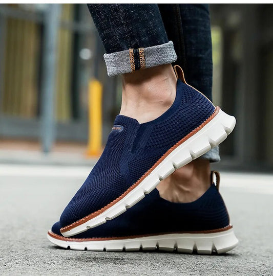 Men Slip On Mesh Breathable Loafers Sneakers Plus Sizes Available