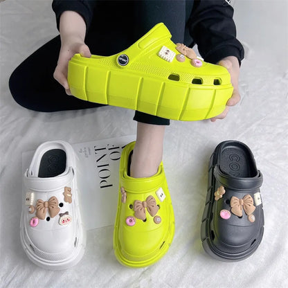 Women Platform Clogs Light Non-slip