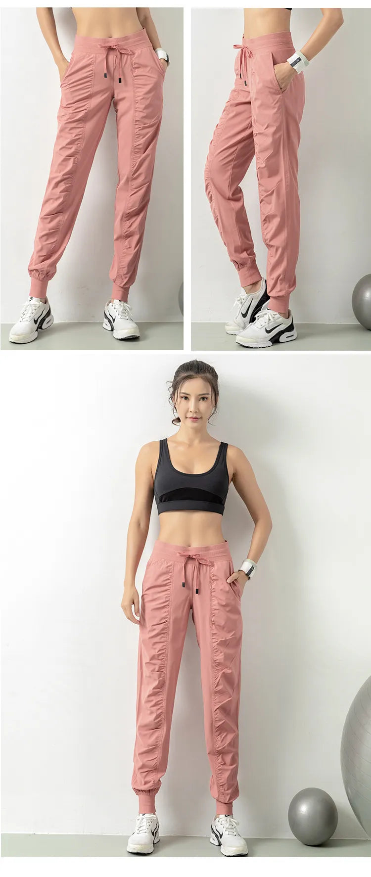 Jogger running two side pockets sweatpants