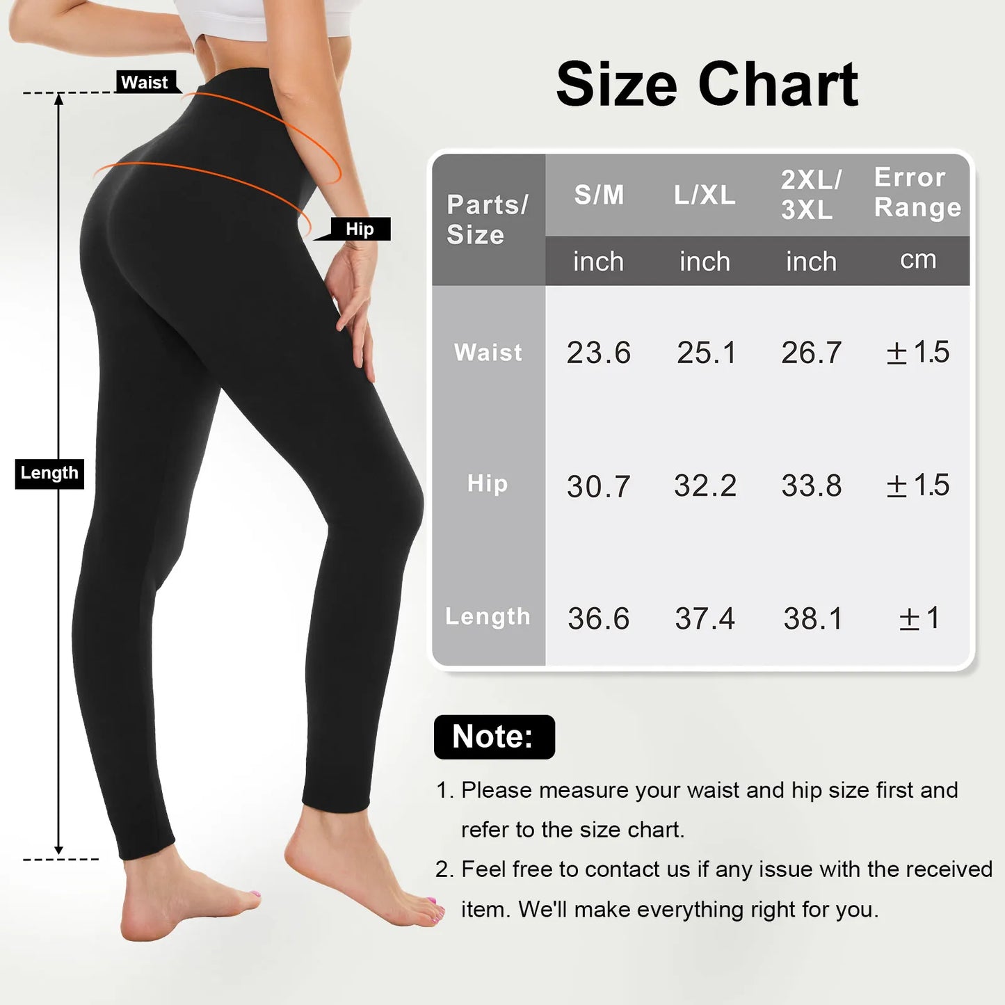 Winter Thermal Leggings High Waist Tummy Control Body Shaper