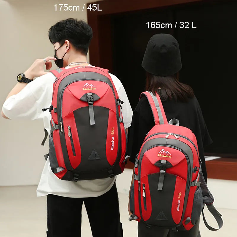 Backpack Nylon Waterproof Casual Travel Backpack Hiking Camping